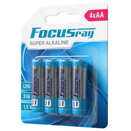 FOCUSray LR6/BL4 Super Alkaline 1/12/144 батарейка FOCUSray LR6/BL4 Super Alkaline 1/12/144 батарейка