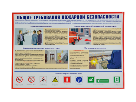 Комплект плакатов 'Умей действовать при пожаре' (А3, 10 листов) Комплект плакатов 'Умей действовать при пожаре' (А3, 10 листов)