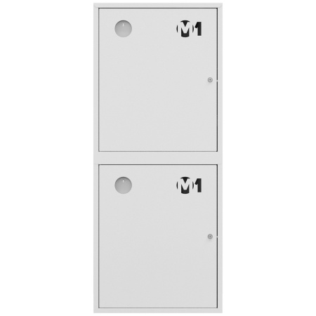 ШП-К-О-003 "Т" НЗБ М01 левый шкаф пожарный с почтовым замком (навесной, закрытый, белый)