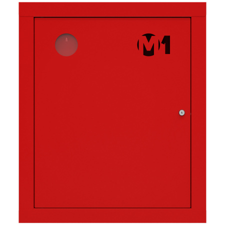 ШП-К-001 "Т" ВЗК М01 левый шкаф пожарный с почтовым замком (встроенный, закрытый, красный)