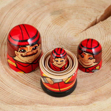 Матрешка Пожарная команда Матрешка Пожарная команда