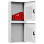 ШП-К-О-Пульс-320 НОБ ЕВРО правый шкаф пожарный с евроручкой (навесной, открытый, белый)