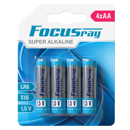 FOCUSray LR6/BL4 Super Alkaline 1/12/144 батарейка FOCUSray LR6/BL4 Super Alkaline 1/12/144 батарейка