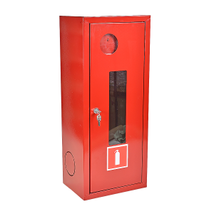 ШПО-103 НОК ПУЛЬС левый шкаф для огнетушителя (навесной, открытый, красный)