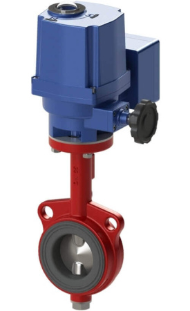 АН-80 Зт 80/1,6(Э220М)-Ф.УЗ.1 затвор дисковый с электроприводом