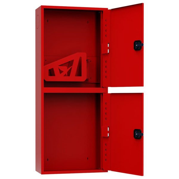 ШП-К-О-Пульс-320 НЗК/ВЗК (У) универсальный шкаф пожарный с ручкой-замком (закрытый, красный)