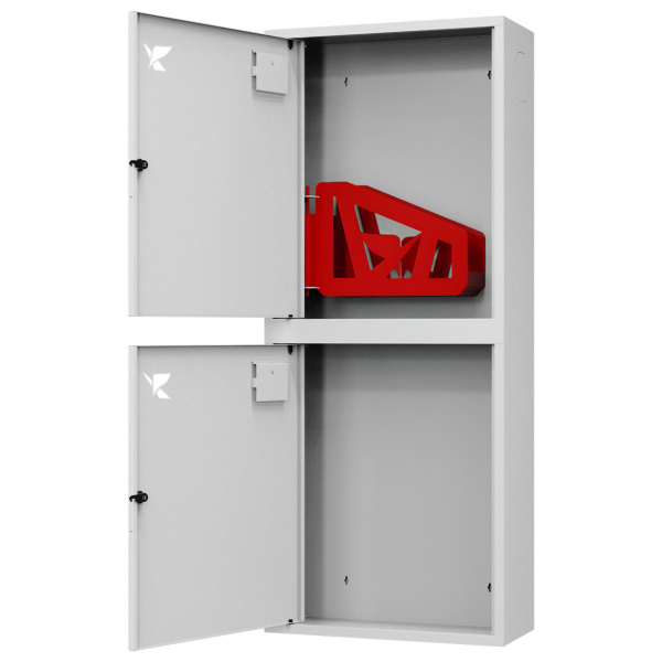 ШП-К-О-Пульс-320 НЗБ левый шкаф пожарный с почтовым замком (навесной, закрытый, белый)