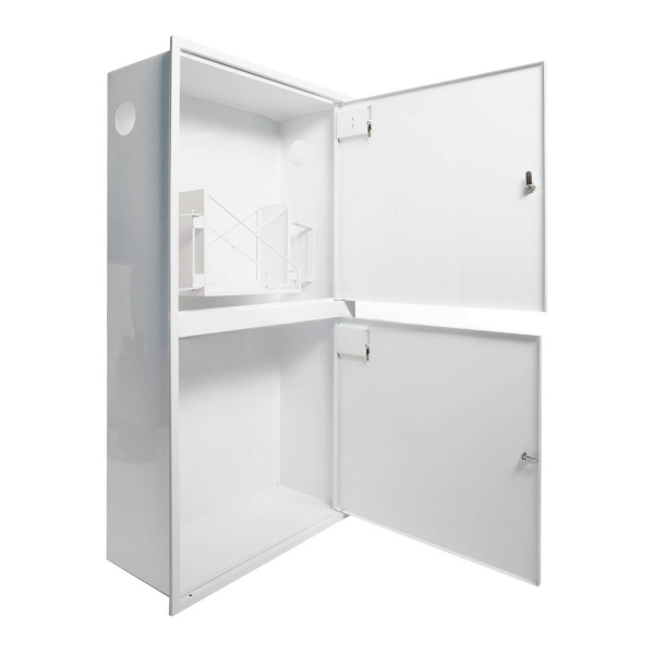 ШП-К-О-320-12 ВЗБ (ШПКО-22ВЗБ) правый шкаф пожарный с почтовыми замками (встроенный, закрытый, белый) ШП-К-О-320-12 ВЗБ (ШПКО-22ВЗБ) правый шкаф пожарный с почтовыми замками (встроенный, закрытый, белый)