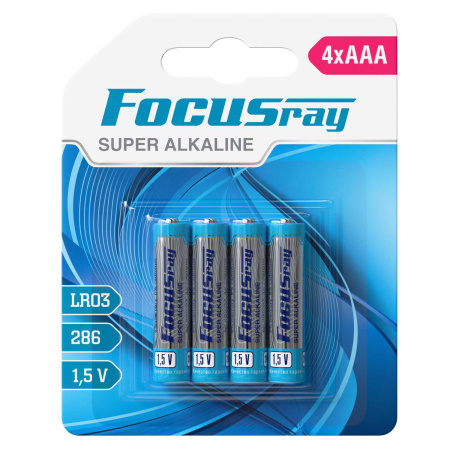FOCUSray LR03/BL4 Super Alkaline 1/12/144 батарейка