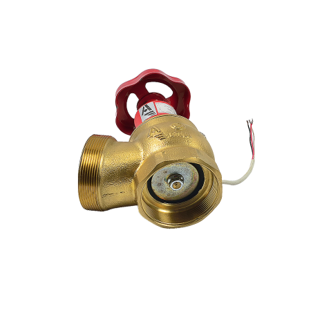 КПЛ 50-1 угловой 125° (муфта-цапка) с датчиком положения клапан пожарный латунный КПЛ 50-1 угловой 125° (муфта-цапка) с датчиком положения клапан пожарный латунный