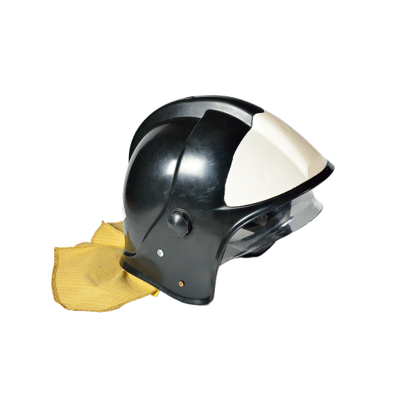 ШКПС (шлем-каска пожарного спасателя) с пелериной (черная) ШКПС (шлем-каска пожарного спасателя) с пелериной (черная)