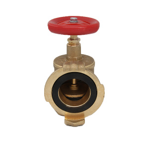 КПАЛ 50 угловой 90° с соединительной головкой 50 мм Клапан пожарный латунный