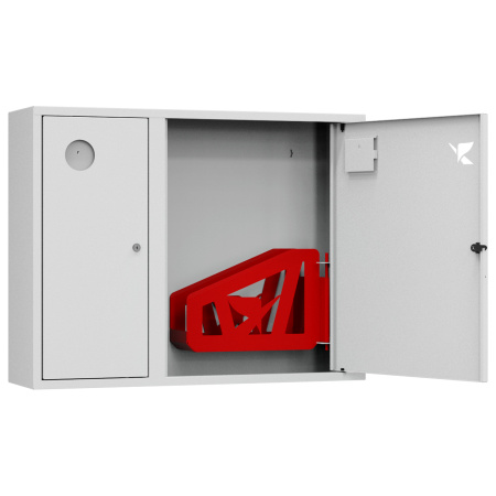 ШП-К-О-Пульс-315 НЗБ правый шкаф пожарный с почтовым замком (навесной, закрытый, белый)