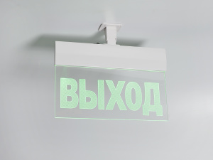 Светильник аварийный М-220-РИП-УЛЬТРА (Молния ULTRA РИП) 'ВЫХОД' (220В) аккумуляторный