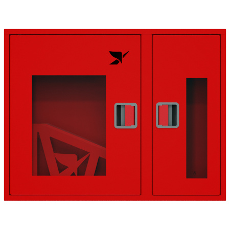 ШП-К-О-Пульс-315 НОК ЕВРО левый шкаф пожарный с евроручкой (навесной, открытый, красный) ШП-К-О-Пульс-315 НОК ЕВРО левый шкаф пожарный с евроручкой (навесной, открытый, красный)