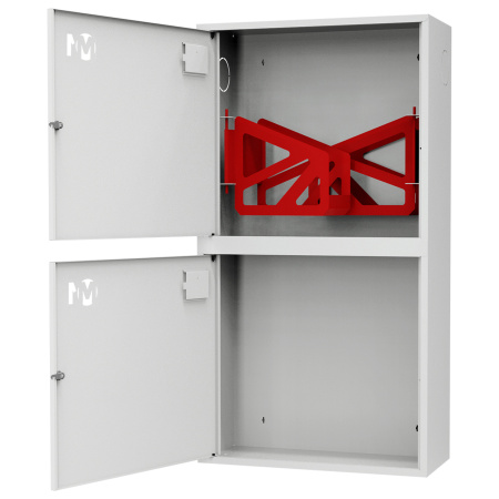 ШП-К-О-003-12 "Т" НЗБ М01 левый шкаф пожарный с почтовыми замками (навесной, закрытый, белый)