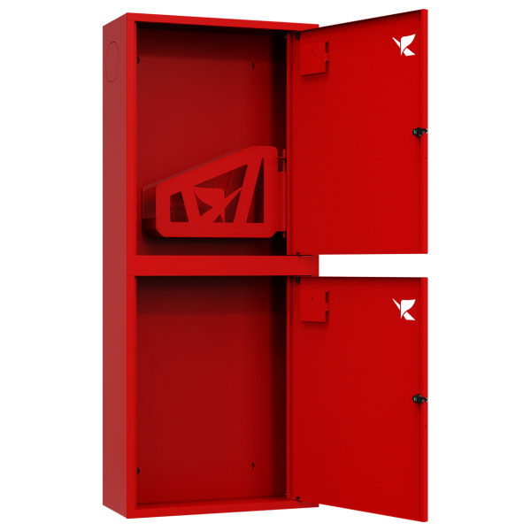 ШП-К-О-Пульс-320 НЗК правый шкаф пожарный с почтовым замком (навесной, закрытый, красный)