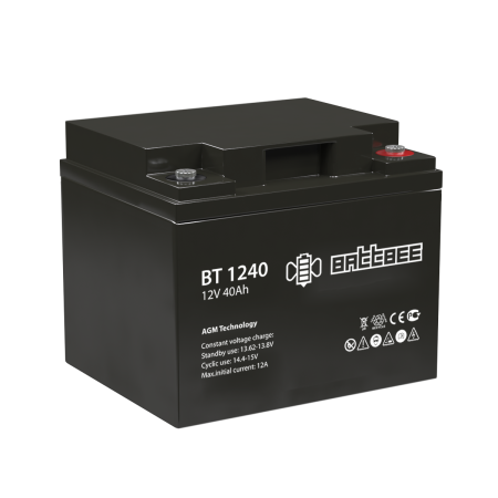BT 1240 (12В 40Ач) 198х166х170 мм Аккумуляторная батарея