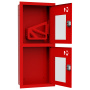 ШП-К-О-003 "Т" ВОК М01 шкаф пожарный правый с евроручками (встроенный, открытый, красный)