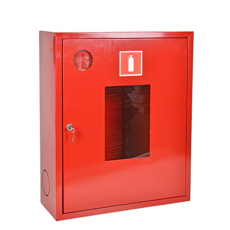 ШПО-113 НОК ПУЛЬС правый шкаф для огнетушителя (навесной, открытый, красный)
