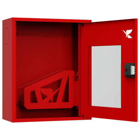 ШП-К-Пульс-310 НОК ЕВРО правый Шкаф пожарный с евроручкой (навесной, открытый, красный)