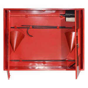 Щит пожарный металлический закрытый (с комплектующими)