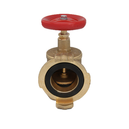 КПАЛ 50 угловой 90° с соединительной головкой 50 мм Клапан пожарный латунный