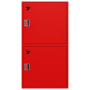 ШП-К-О-Пульс-320-12 НЗК ЕВРО правый шкаф пожарный с евроручками (навесной, закрытый, красный)