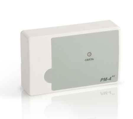 РМ-4 прот. R3 адресный релейный модуль с четырьмя релейными выходами с переключающими контактами