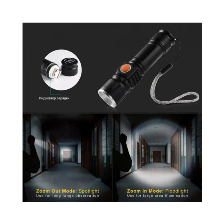 FOCUSray 955 фонарь ручной аккумуляторный ZOOM