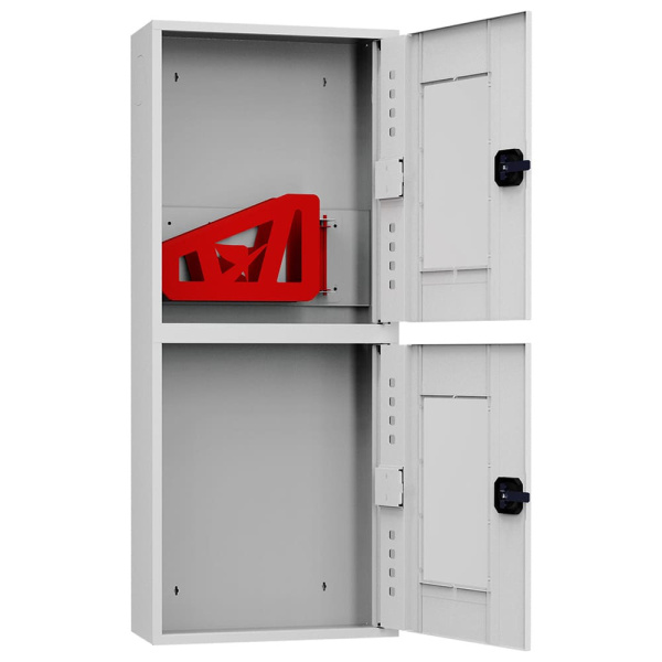 ШП-К-О-Пульс-320 НОБ/ВОБ (У) универсальный шкаф пожарный с ручкой-замком (открытый, белый)
