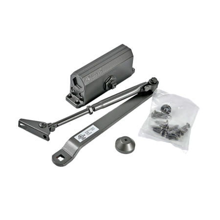 Доводчик для двери Oubao E-604D (до 100 кг) с фиксацией открытого положения двери