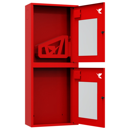 ШП-К-О-Пульс-320 НОК правый шкаф пожарный с почтовым замком (навесной, открытый, красный)
