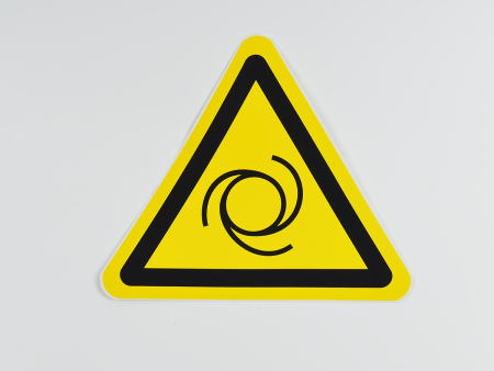 Знак W25 Внимание. Автоматическое включение оборудования, 200х200х200 Знак W25 Внимание. Автоматическое включение оборудования, 200х200х200