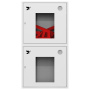 ШП-К-О-Пульс-320-12 НОБ правый шкаф пожарный с почтовыми замками (навесной, открытый, белый)