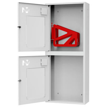 ШП-К-О-003 "Т" НОБ М01 левый Шкаф пожарный с почтовым замком (навесной, открытый, белый)
