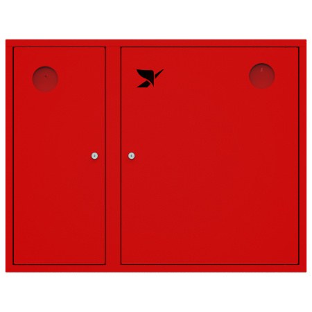 ШП-К-О-Пульс-315 НЗК правый шкаф пожарный с почтовым замком (навесной, закрытый, красный)