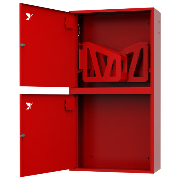 ШП-К-320-12 НЗК левый шкаф пожарный с замком (навесной, закрытый, красный) ШП-К-320-12 НЗК левый шкаф пожарный с замком (навесной, закрытый, красный)