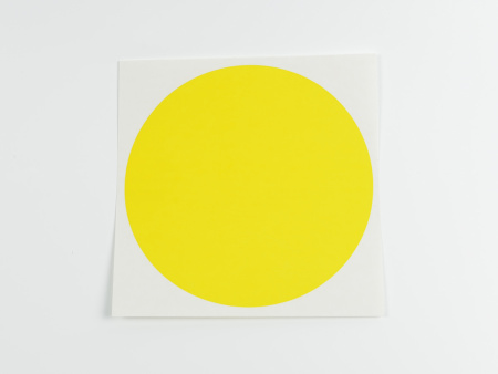 Знак Осторожно (желтый круг), 150х150 Знак Осторожно (желтый круг), 150х150