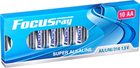 FOCUSray LR6/BOX10 Super Alkaline АА 1/24/48 батарейка