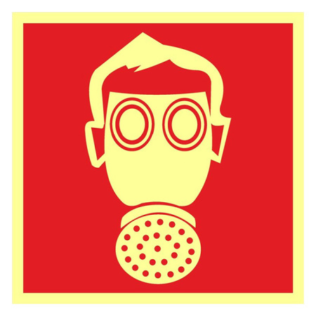 Знак F12 Место расположения средств индивидуальной защиты фотолюминесцентный, 100х100 Знак F12 Место расположения средств индивидуальной защиты фотолюминесцентный, 100х100