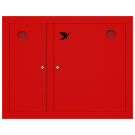 ШП-К-О-Пульс-315 ВЗК правый шкаф пожарный с почтовым замком (встроенный, закрытый, красный)