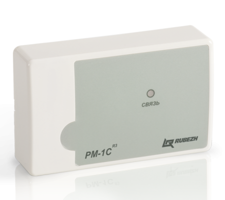 РМ-1С прот. R3 адресный релейный модуль с одним релейным выходом замыкающий контакт увеличенной нагрузочной способности