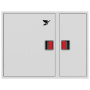 ШП-К-О-Пульс-315 НЗБ ЕВРО левый шкаф пожарный с евроручкой (навесной, закрытый, белый) ШП-К-О-Пульс-315 НЗБ ЕВРО левый шкаф пожарный с евроручкой (навесной, закрытый, белый)