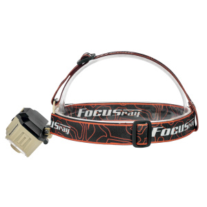 FOCUSray 1329 акку 18650 1200мАН, 200 люмен, цифровой дисплей, USB кабель 1/160 фонарь налобный