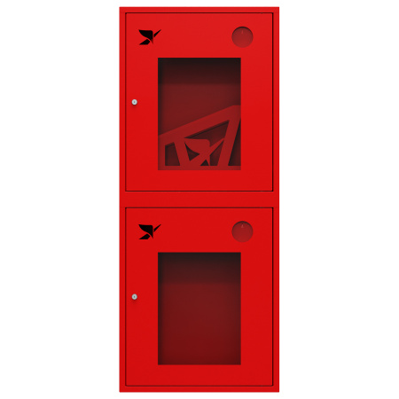 ШП-К-О-Пульс-320 НОК правый шкаф пожарный с почтовым замком (навесной, открытый, красный)