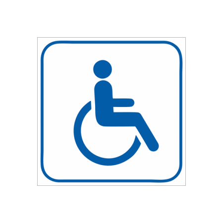 Знак D04-01 Доступность для инвалидов в креслах-колясках (белый) на самоклеящейся фотолюминесцентной плёнке на пластиковой основе, 200х200 НПО ПУЛЬС Знак D04-01 Доступность для инвалидов в креслах-колясках (белый) на самоклеящейся фотолюминесцентной плёнке на пластиковой основе, 200х200 НПО ПУЛЬС