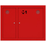 ШП-К-О-002 "Т" ВЗК М01 правый шкаф пожарный с почтовым замком (встроенный, закрытый, красный)