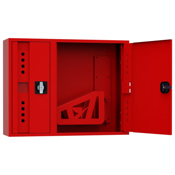 ШП-К-О-Пульс-315 НЗК/ВЗК (У) универсальный шкаф пожарный с ручкой-замком (закрытый, красный)
