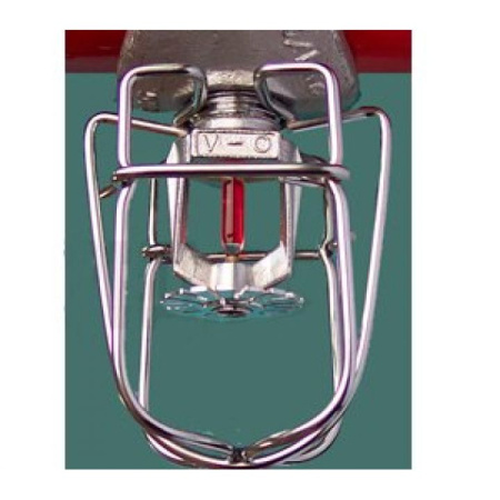 Решетка защитная спринклерная (с замком) красная